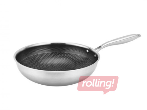 WOK-pann Kitchisimo, roostevabast terasest, Ø28cm