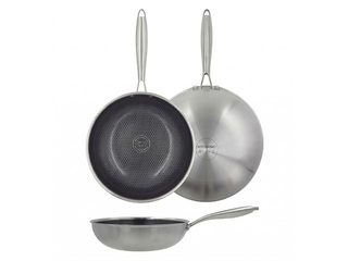 WOK-pann Kitchisimo, roostevabast terasest, Ø28cm