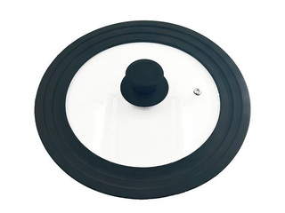 Крышка Provence, стеклянная с силиконовым ободом, Ø22,24,26cm