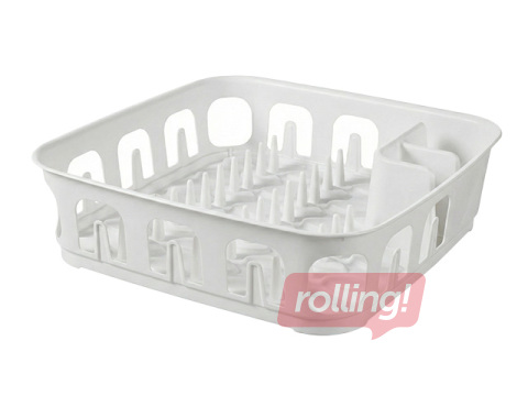 Dish drainer Curver, white, 39.1×39.1×10.9cm