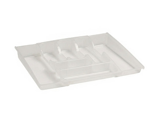 Galda piederumu organizators Curver, izvelkams, caurspīdīgs, 42x30x6.4cm