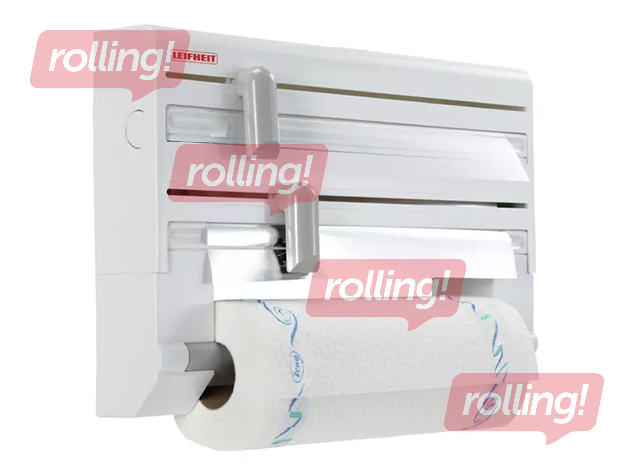 Turētājs Leifheit Parat, papīram, folijai un plēvei, 38.5x7x26.5cm