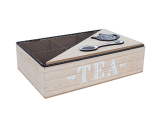 Teekarp Hazel, beež, 24×16×7cm