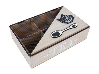 Teekarp Hazel, beež, 24×16×7cm