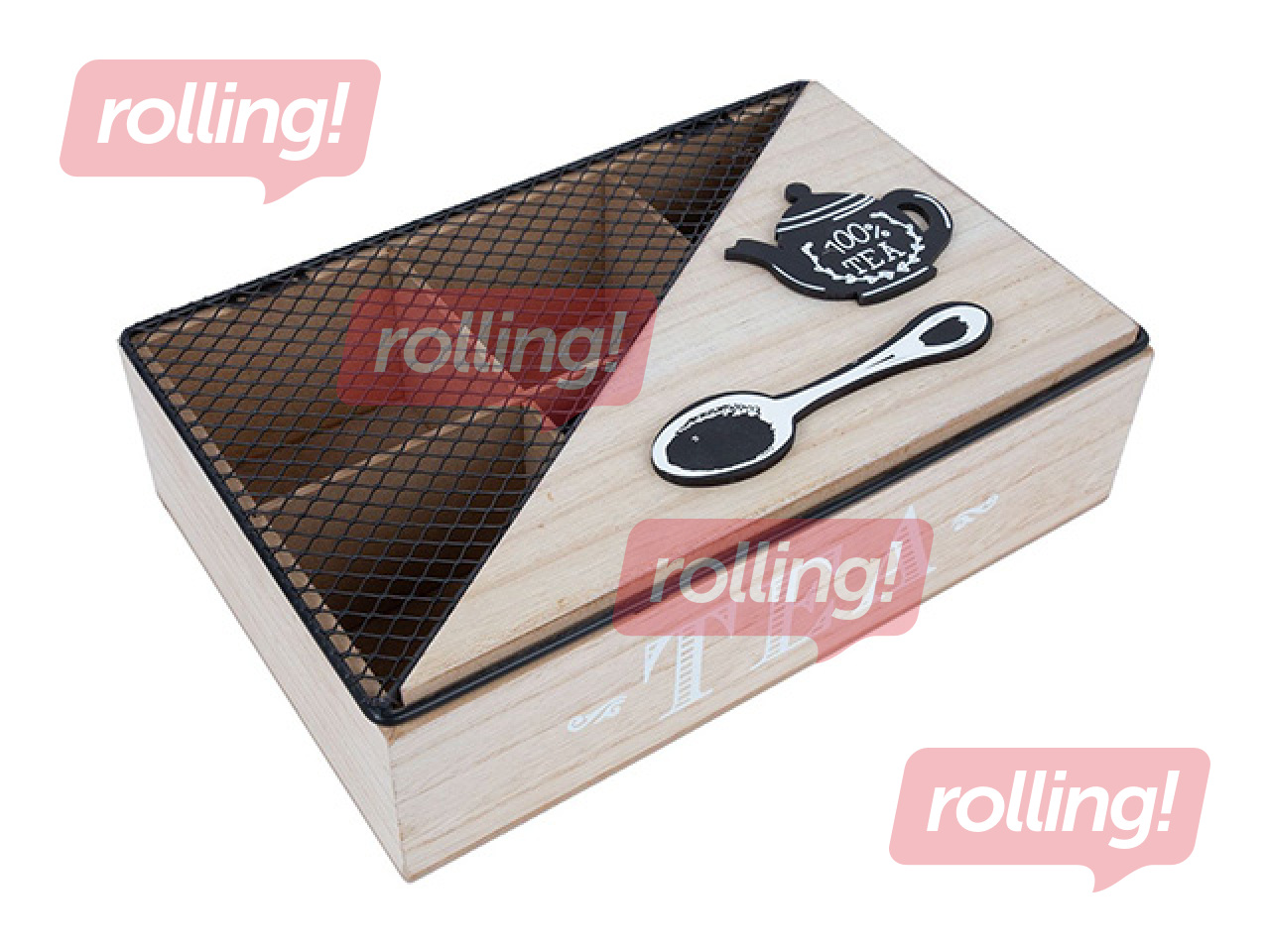 Teekarp Hazel, beež, 24×16×7cm