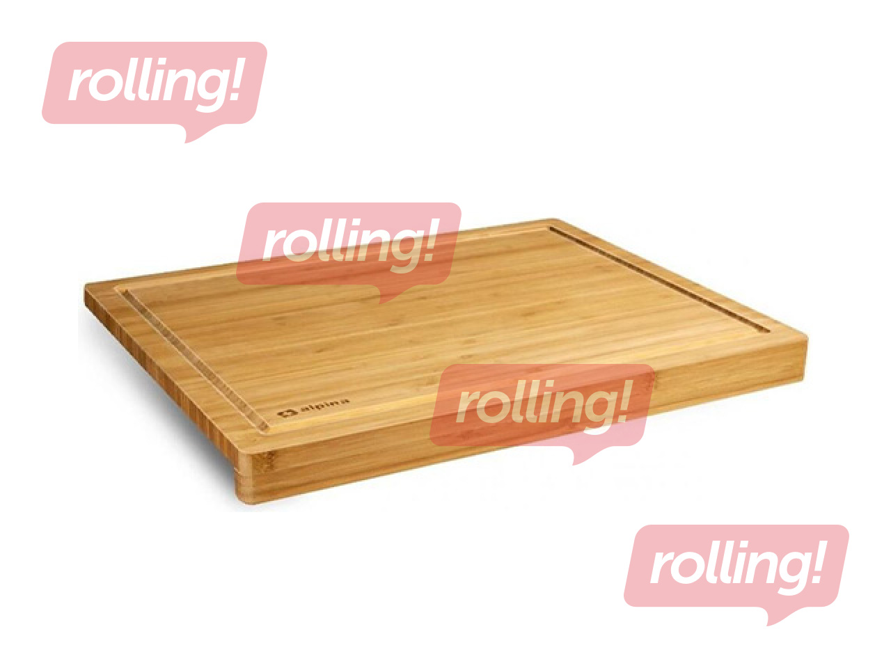 Kitchen cutting board, bamboo, 45×35×3.6cm