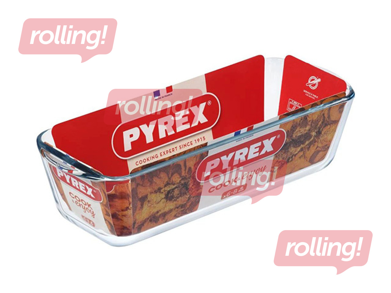 Ahjuvorm Pyrex, Cook&Enjoy, klaas, 31×12cm, 1.7l
