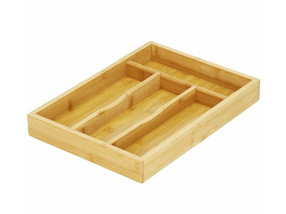 Söögiriistade organiseerija Springos, bambus, 34×25×4.5cm