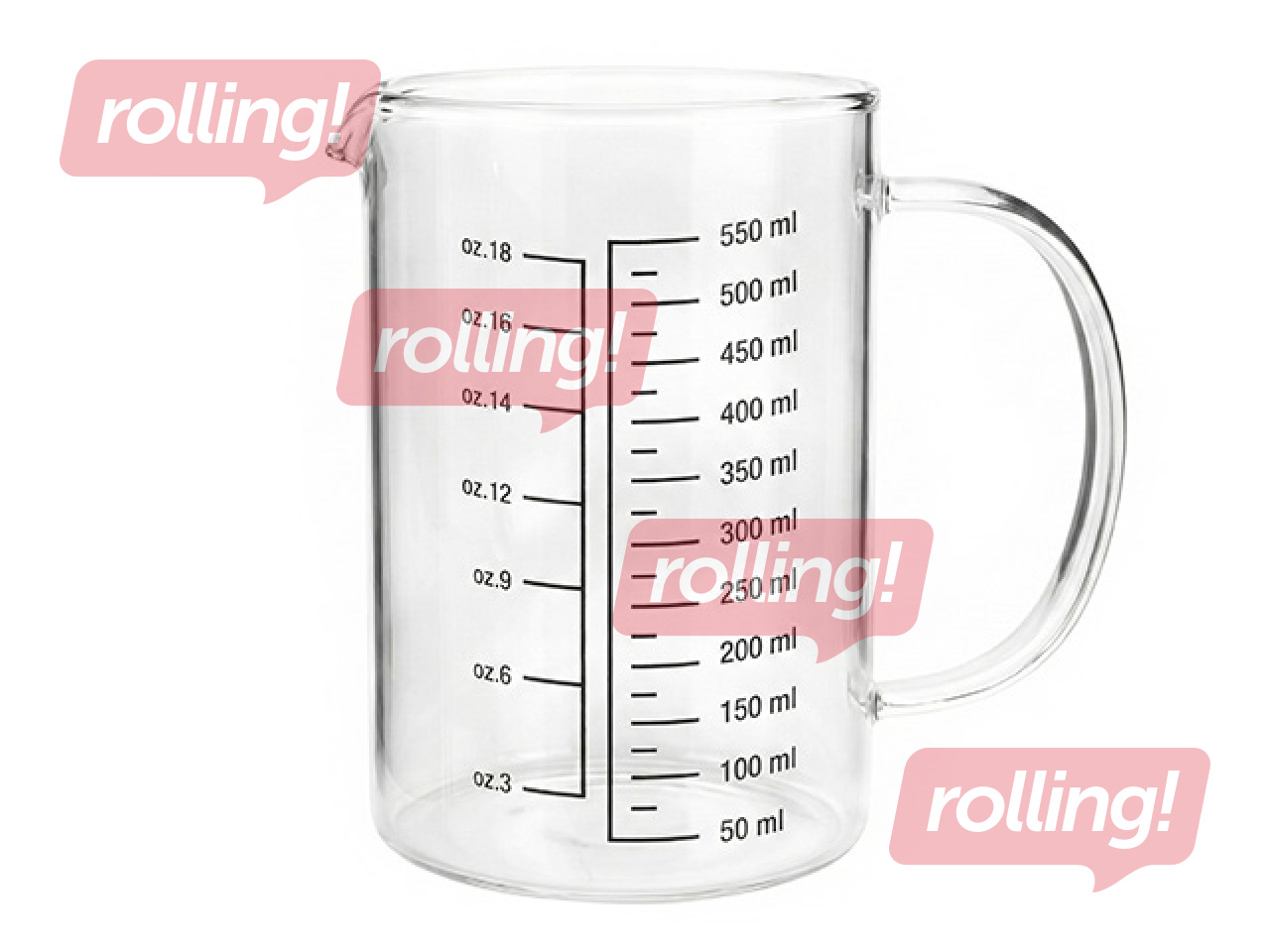 Measuring cup Herevin, glass, 660ml