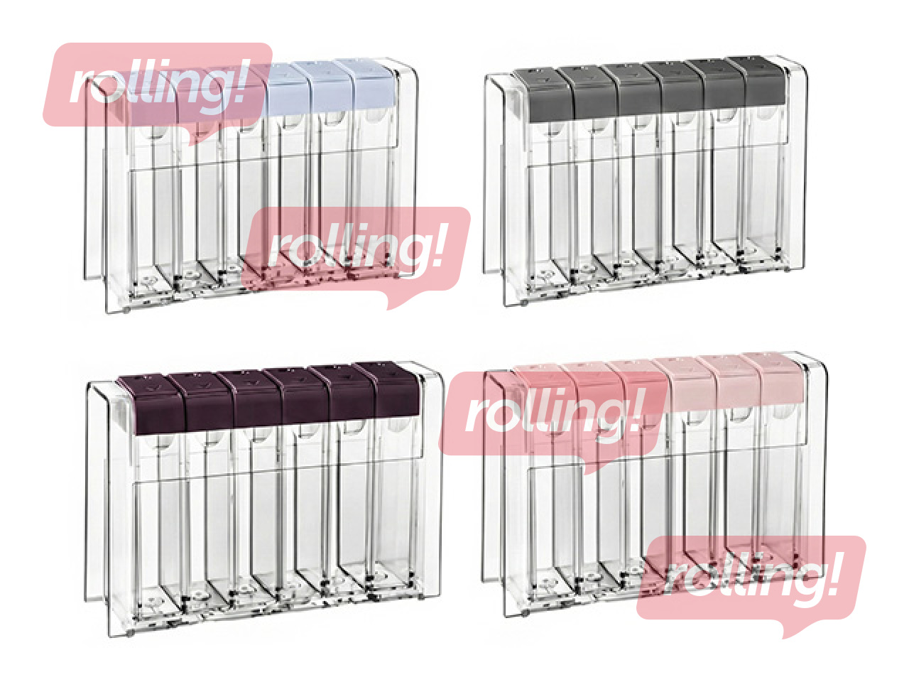 Vürtsikarpide komplekt, erinevad värvid, 6tk.