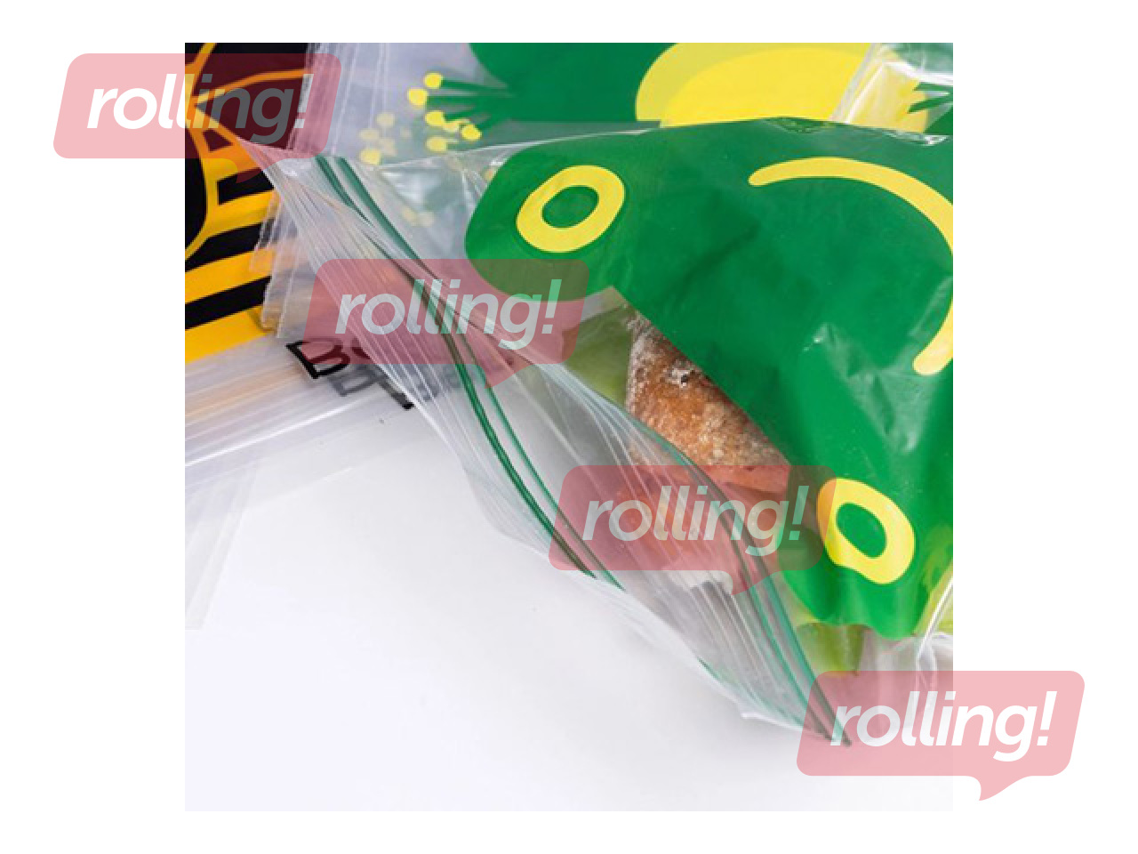 Storage bags Paclan, sandwich, resealable, assorted colours, 16×17cm, 42pcs
