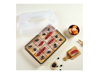 Cake carrier Dunya, assorted colours, 45×31×10cm