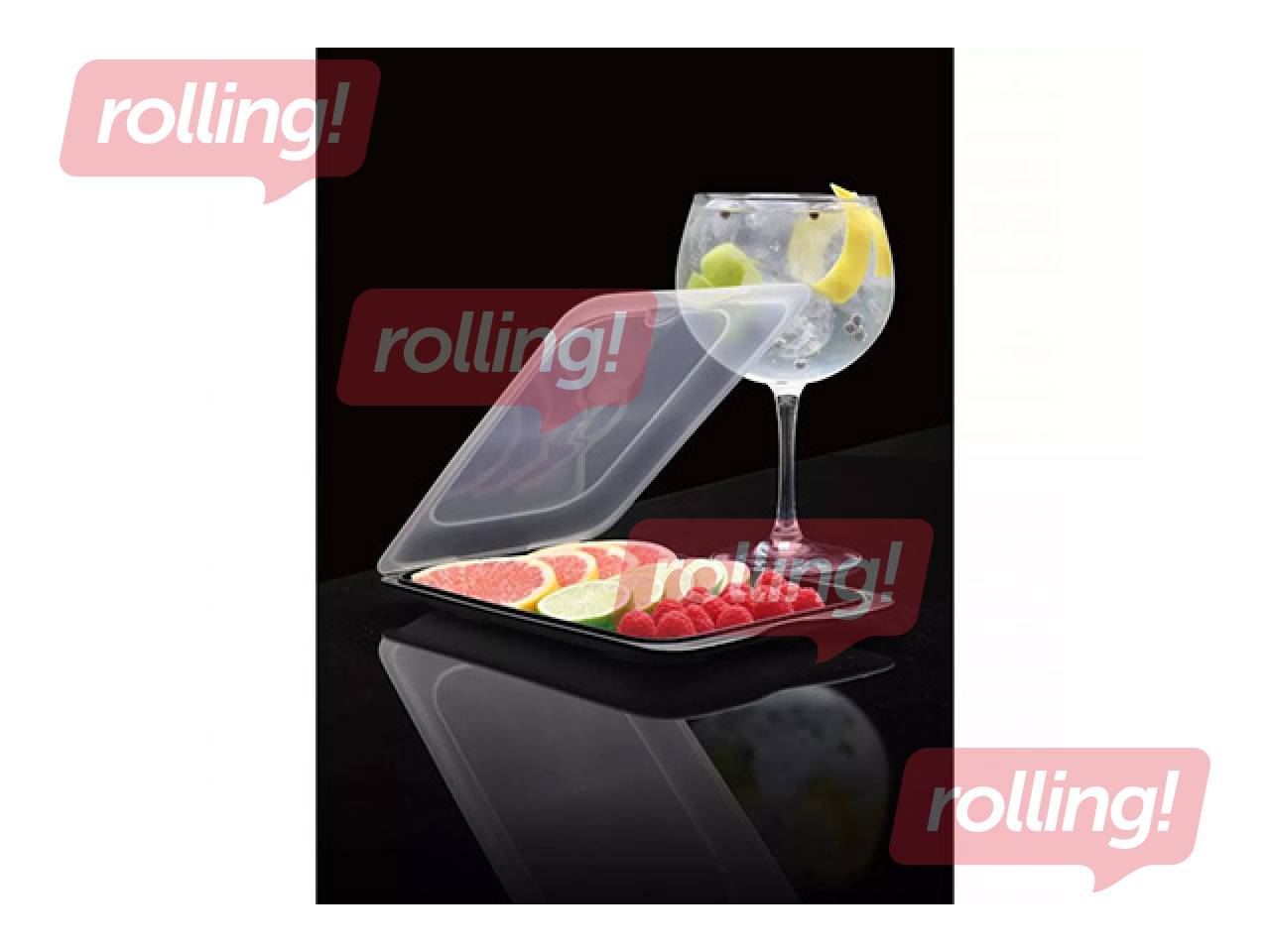 Säilituskarp Tatay Coctail, külmlõikudele, must, 17x25.2x3.2cm