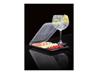 Storage container Tatay Coctail, for cold cuts, black, 17x25.2x3.2cm