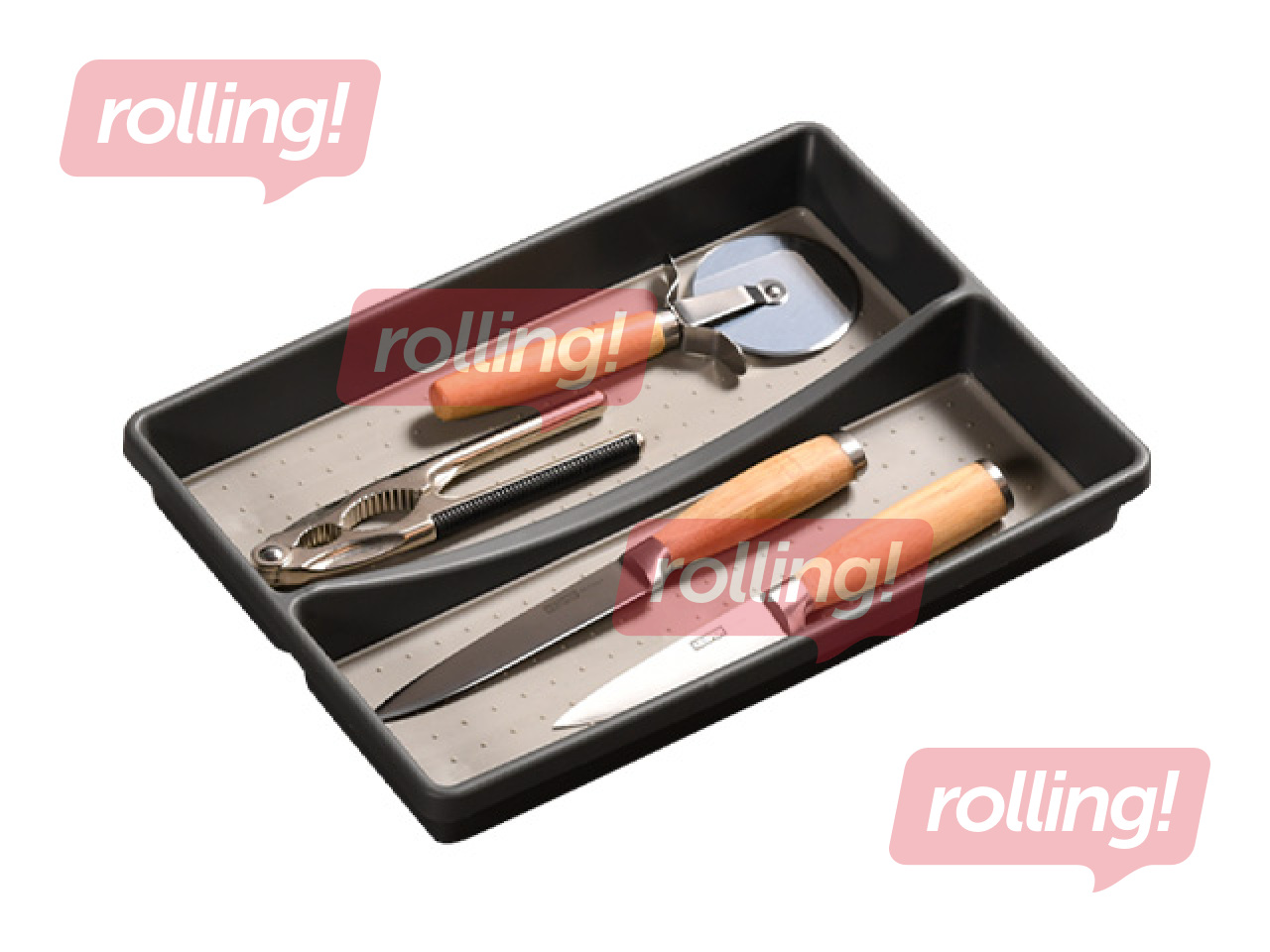 Galda piederumu organizators Kesper, melns, 32.5x23x4.5cm