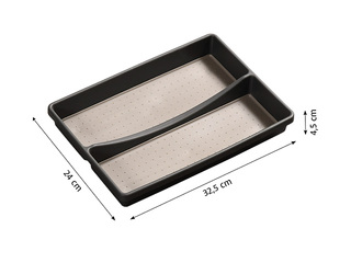 Galda piederumu organizators Kesper, melns, 32.5x23x4.5cm