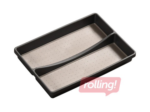 Söögiriistade organiseerija Kesper, must, 32.5x23x4.5cm