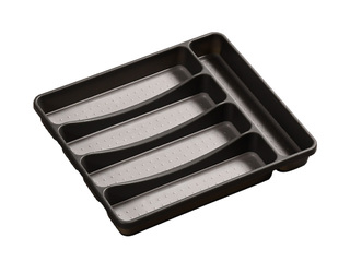 Söögiriistade organiseerija Kesper, must, 32.3x29.5x4.5cm