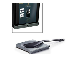 Söögiriistade hoidik Masterclass Smart Space, must, 15x14x20.5cm