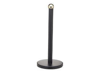 Kitchen roll holder Masterclass, black, stainless steel