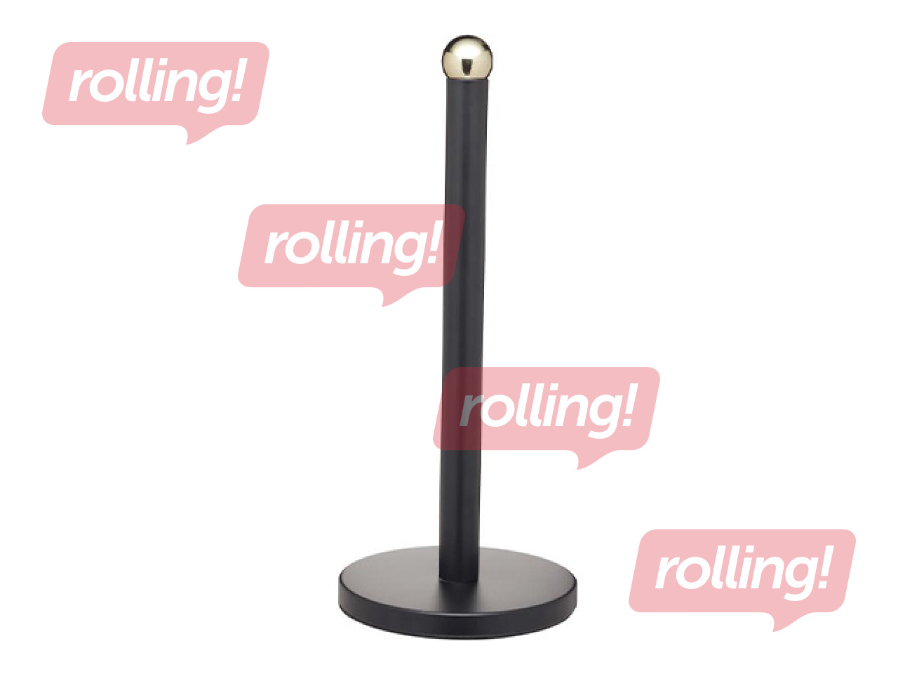 Köögirätikuhoidja Masterclass, must, roostevaba teras