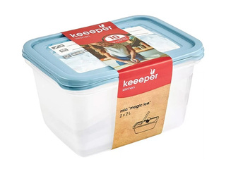 Набор контейнеров для хранения Keeeper Mia Magic Ice, 2л, 2 шт.