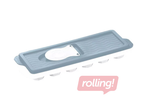 Jääkuubikuvorm Keeeper Ivo, plastik, kaanega, 9.5x26.5x3.7cm