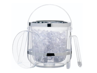Ice bucket Bar Craft, acrylic, double-walled, transparent