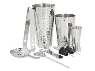Набор для коктейлей Bar Craft, полированная нержавеющая сталь, 8шт.
