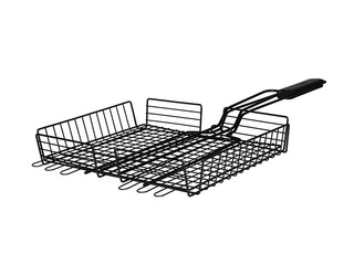 Grillrest Mustang, puidust käepidemega, 62x32cm