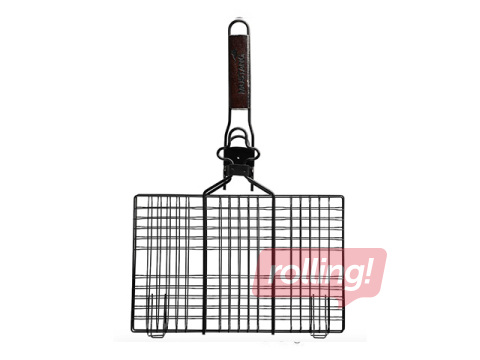 Grillrest Mustang, puidust käepidemega, 36x35cm