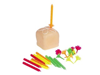 Свечи ко дню рождения, разные цвета, 24 шт.