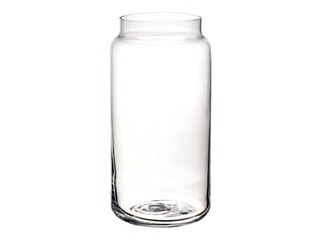 Vase glass Alida Ø10, h-20cm, transparent