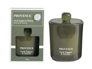 Ароматическая свеча Provence Pepper & Vetiver, в стеклянной банке с крышкой, 13см