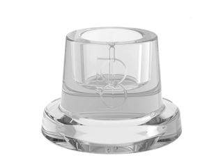 Candle Holder Bolsius, Glass, Transparent, Ø5.8×6.2cm
