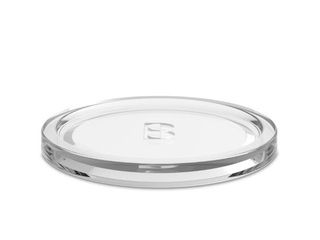 Candle Holder Plate Bolsius, Glass, Transparent, Ø11cm