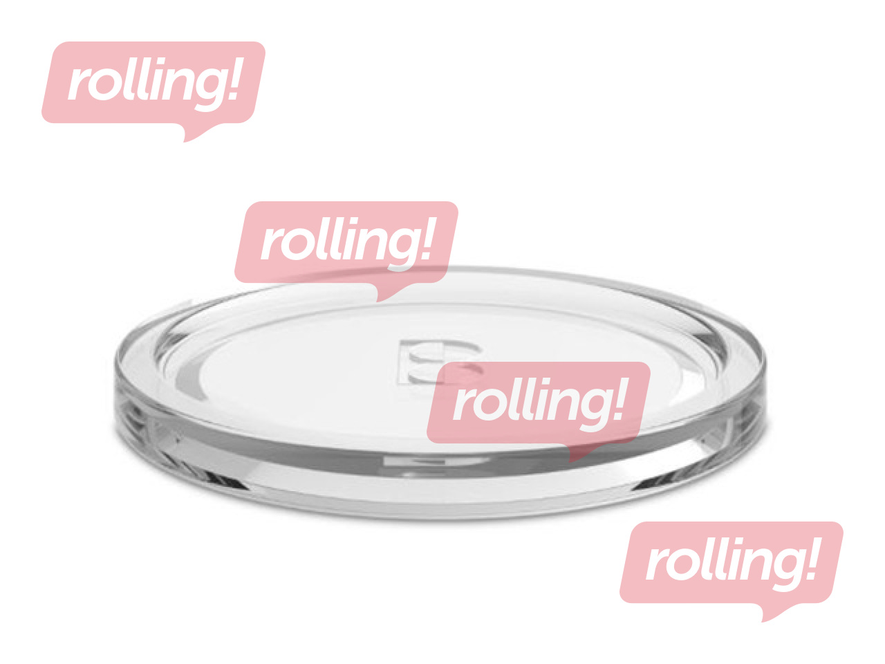 Küünlaalus-taldrik Bolsius, klaas, läbipaistev, Ø11cm