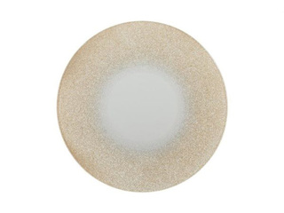 Dekoratiivne alus-küünlaalus 4 Living, klaas kuldsete säraosakestega, Ø20cm