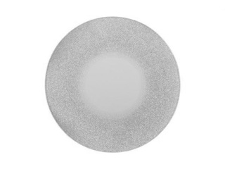 Dekoratiivne alus-küünlaalus 4 Living, klaas hõbedaste säraosakestega, Ø20cm