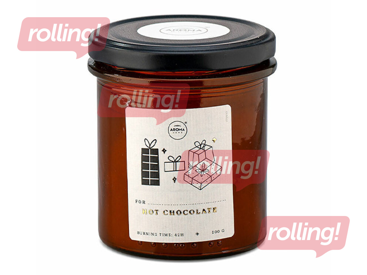 Scented candle Aroma, Hot Chocolate, 200g