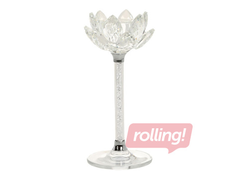 Candle holder Chanle, glass, 15.5cm