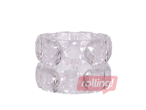 Candle holder Chanle, glass, Ø7×5.5cm