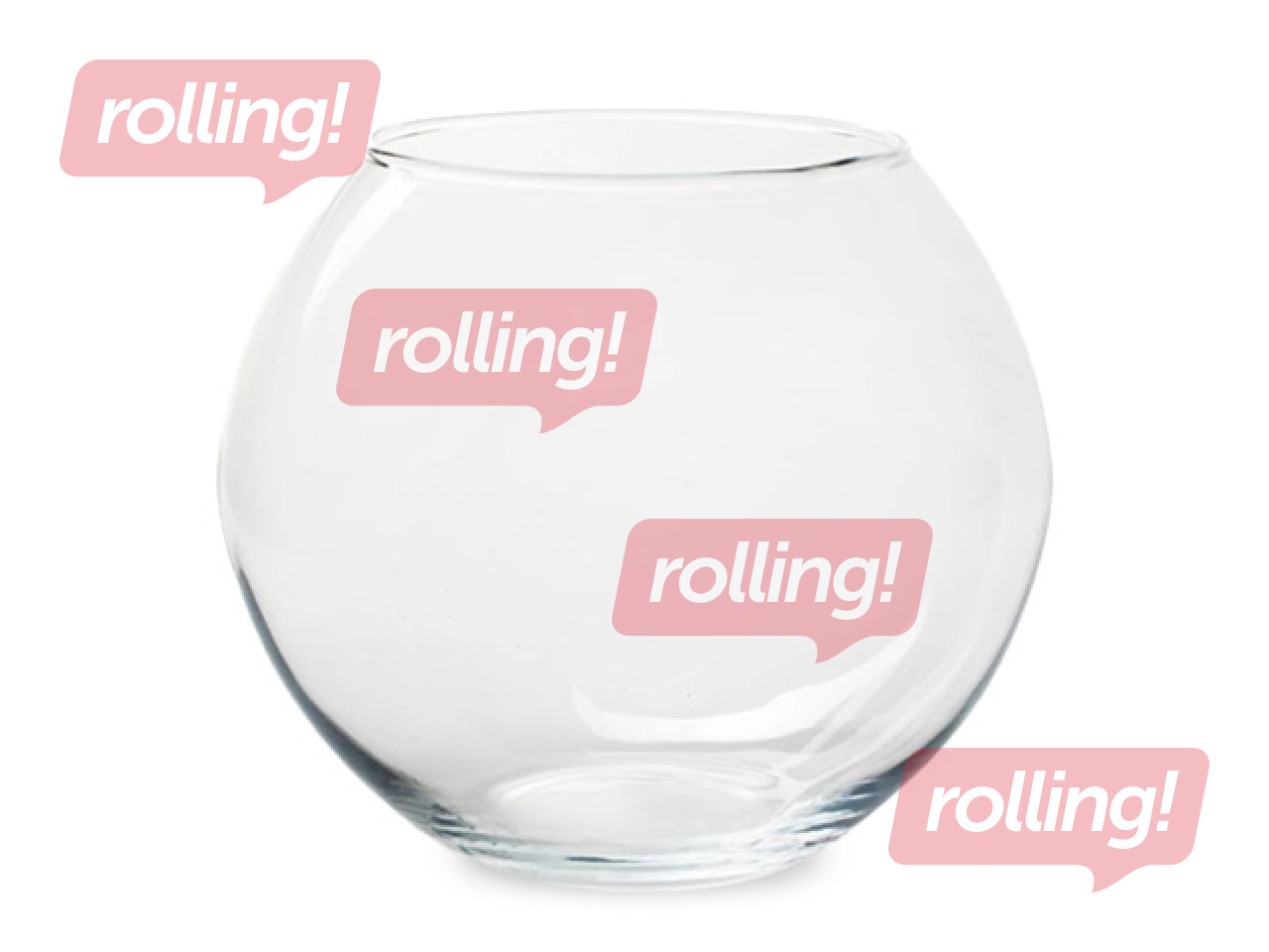 Ваза Duif Rondo, стекло, Ø19x15см