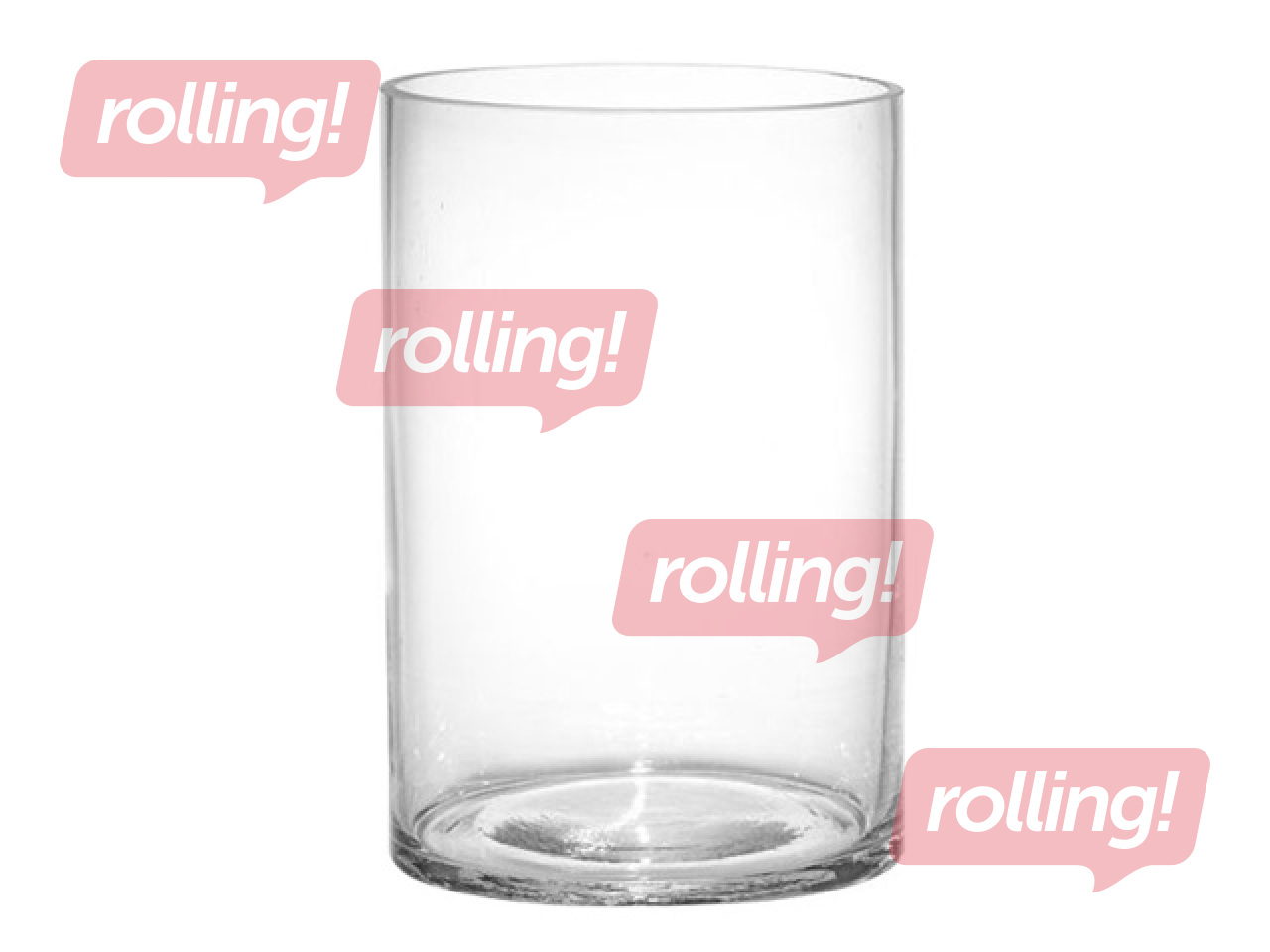 Vaas 4Living, klaas, Ø12x18cm