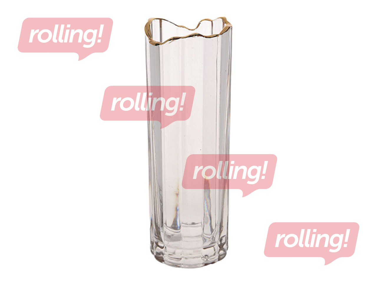 Vaas Celia, klaas, Ø10x29cm