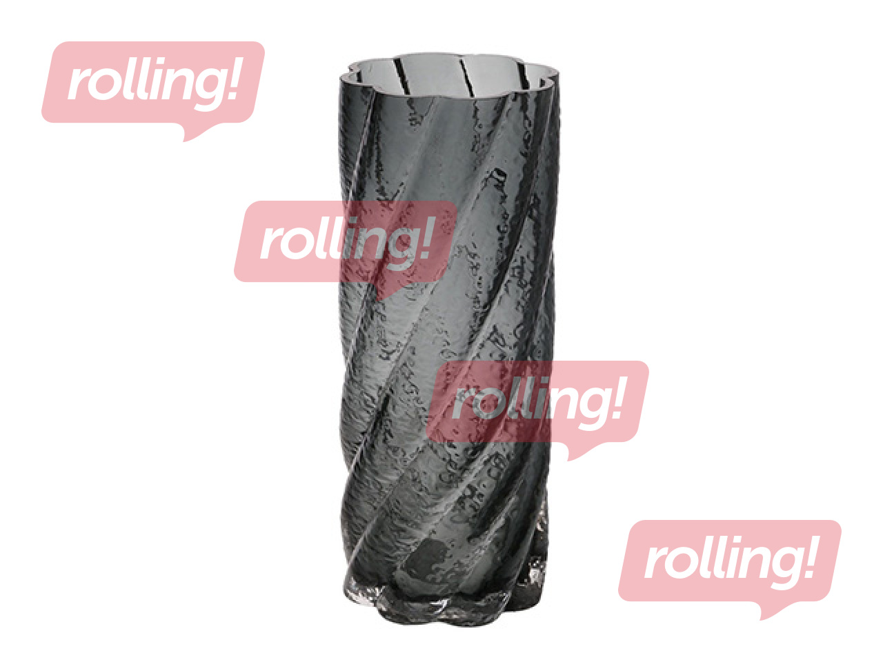 Vaas Lauro, klaas, Ø10x25cm