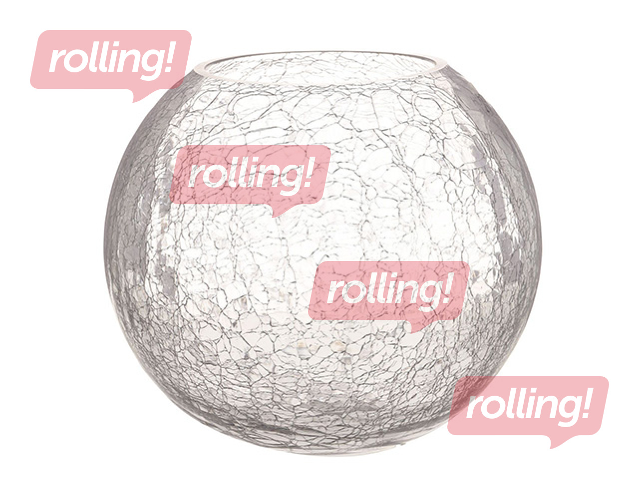 Vaas Crack Bowl, klaas, Ø24x21cm