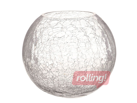 Vāze Crack Bowl, stikls, Ø24x21cm