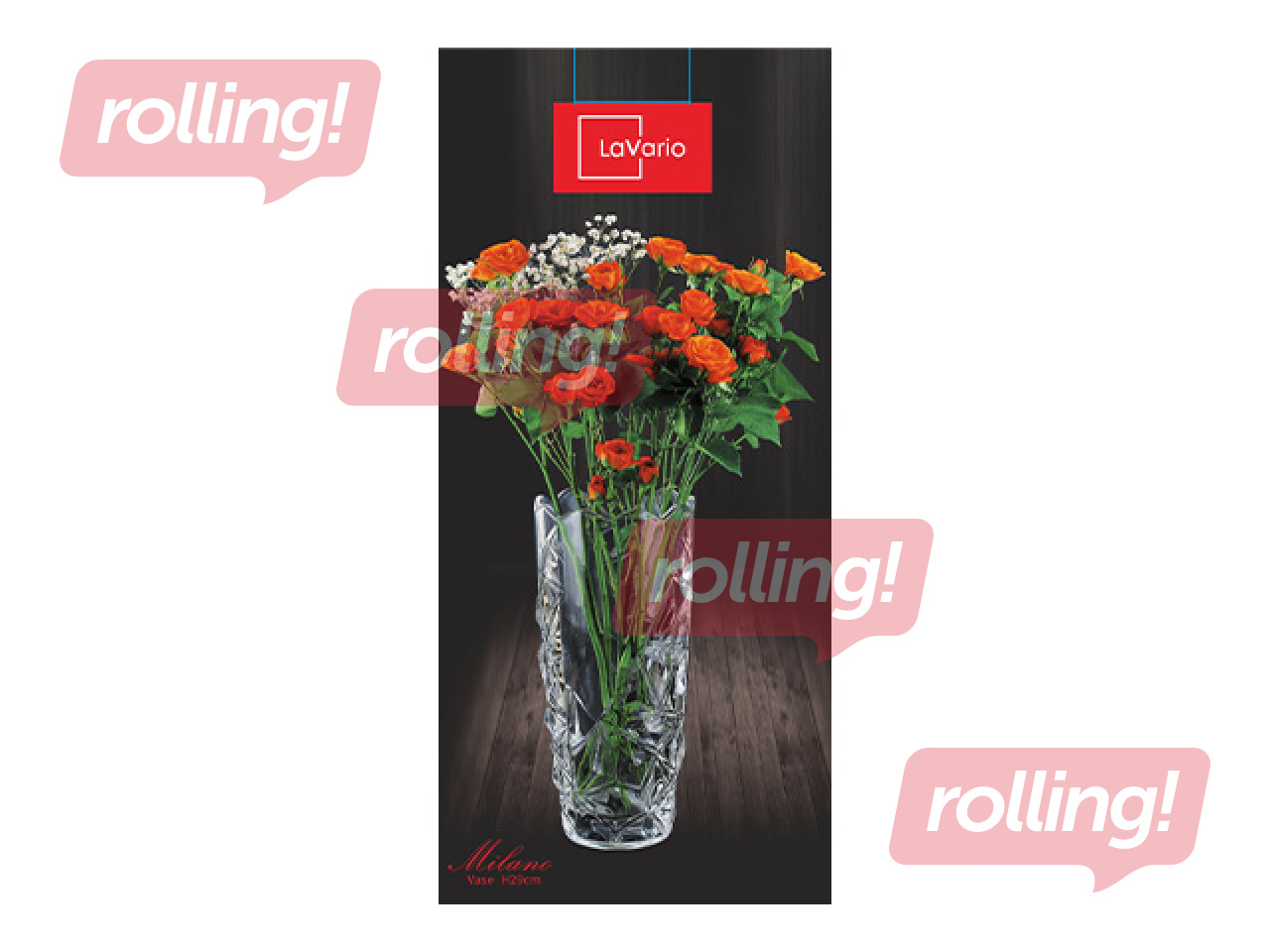 Vaas LaVario Milano, kristall, 30cm