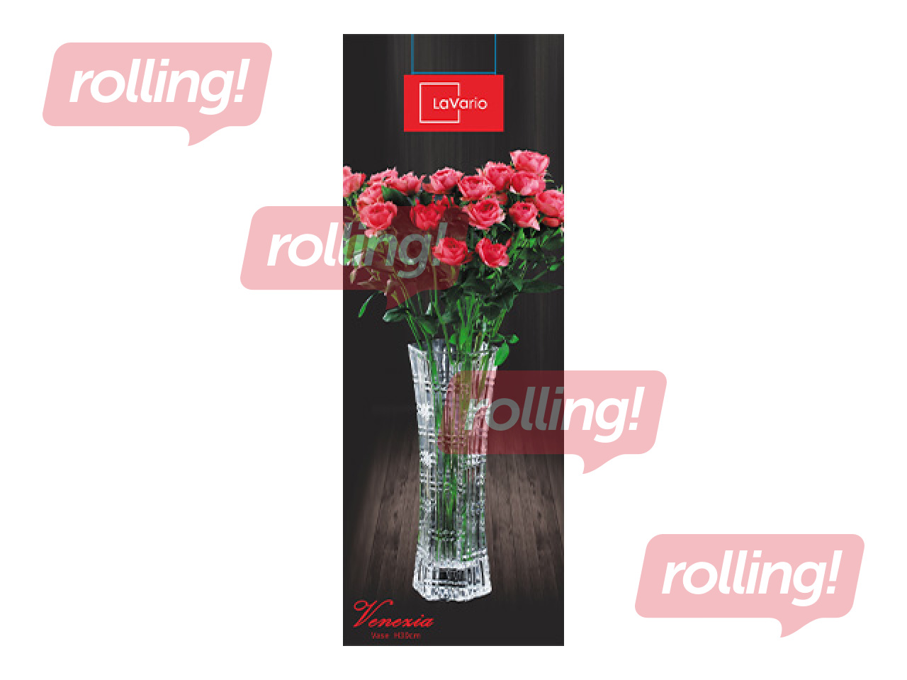 Vāze LaVario Venezia, kristāls, 30cm